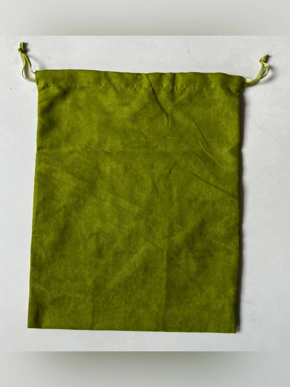 Tory Burch Drawstring Dust Bag, Color Green, NEW